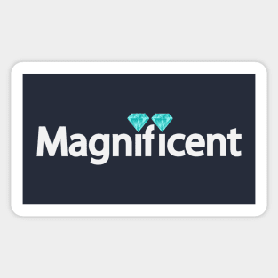 Magnificent artistic typography design Sticker